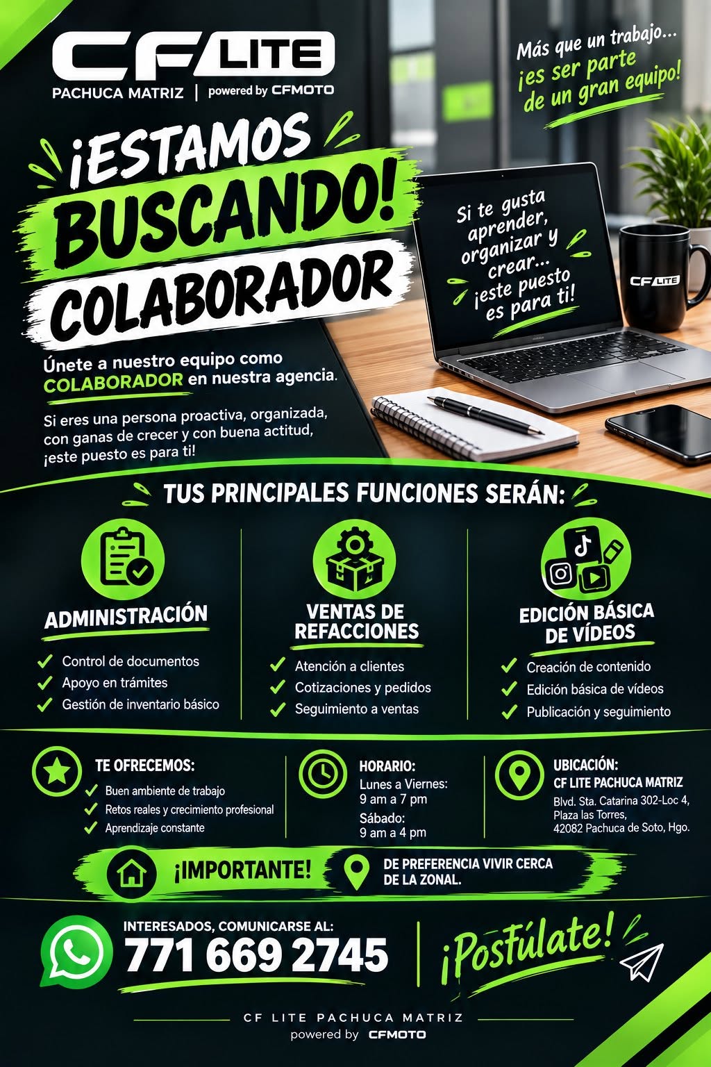 Vacante disponible