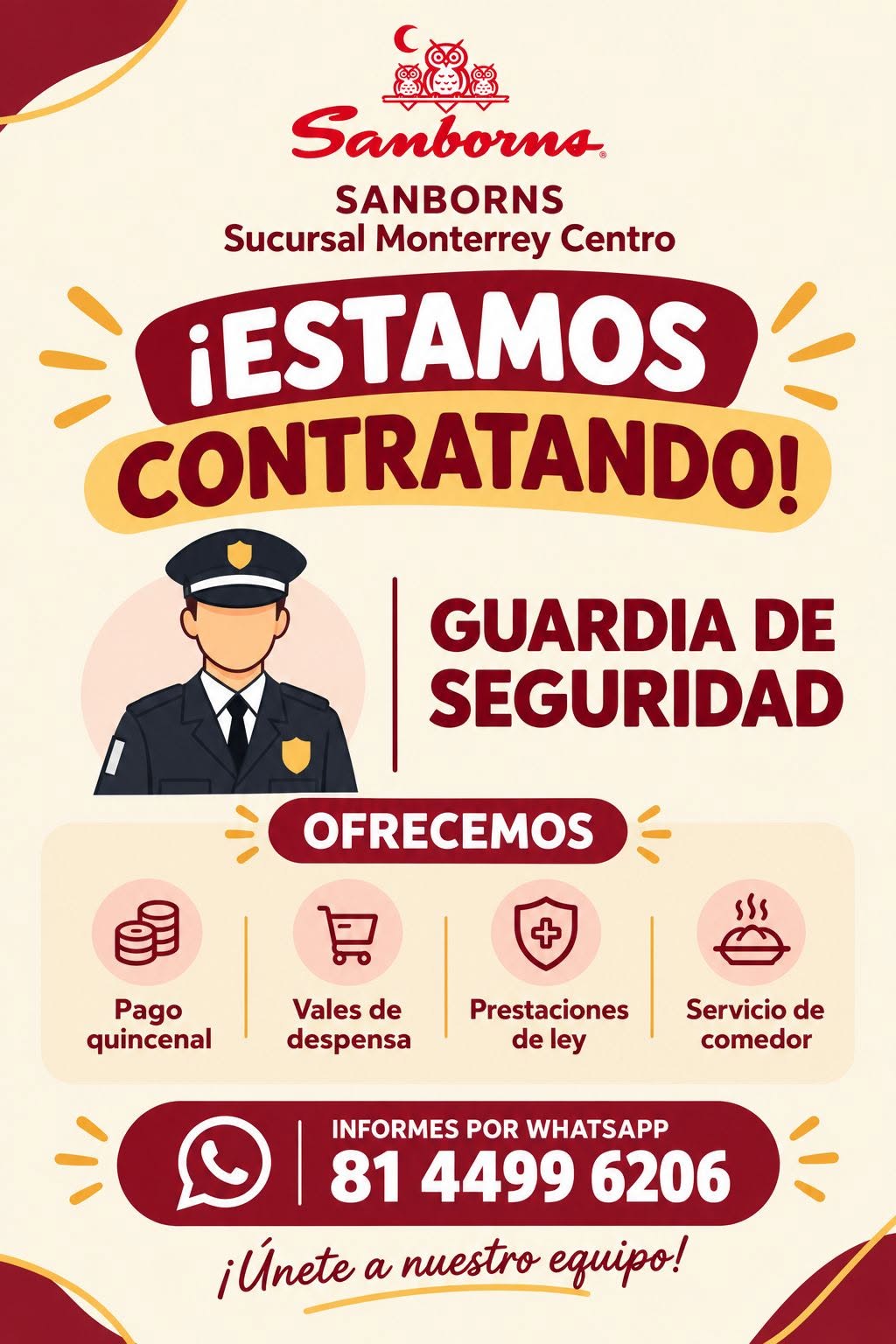 Vacante disponible