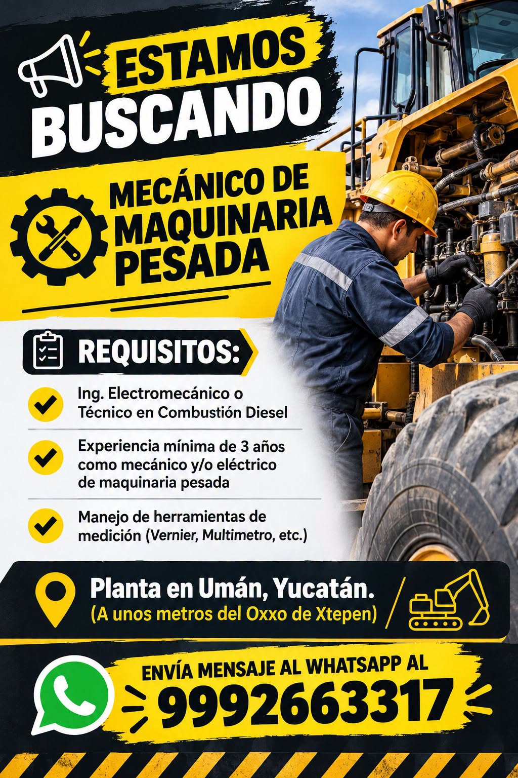 Mecánico de Maquinaria Pesada