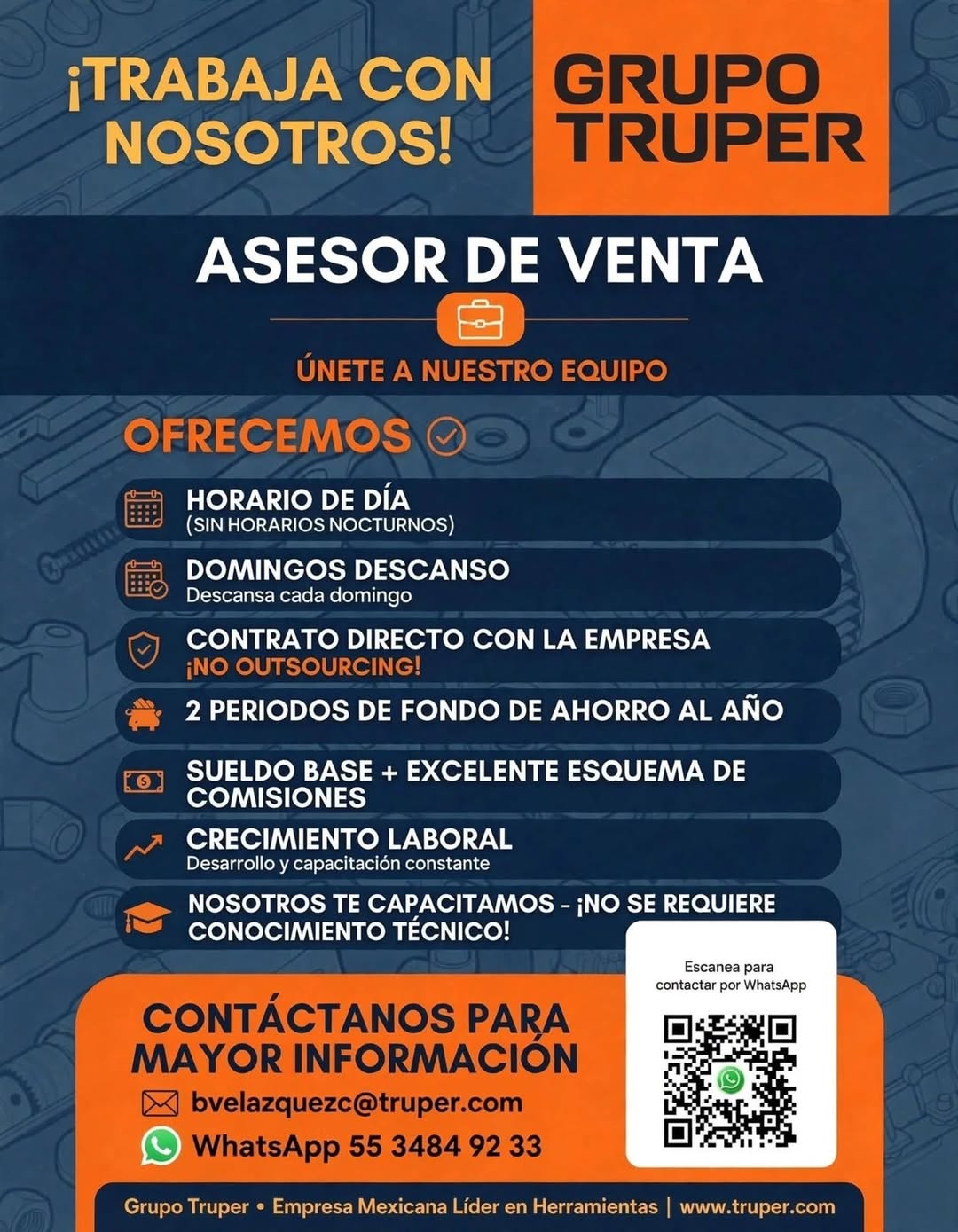 Asesor de Ventas en Mostrador