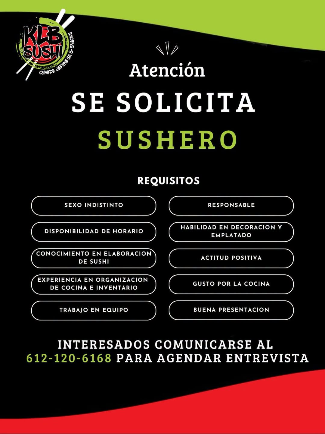 Vacante disponible