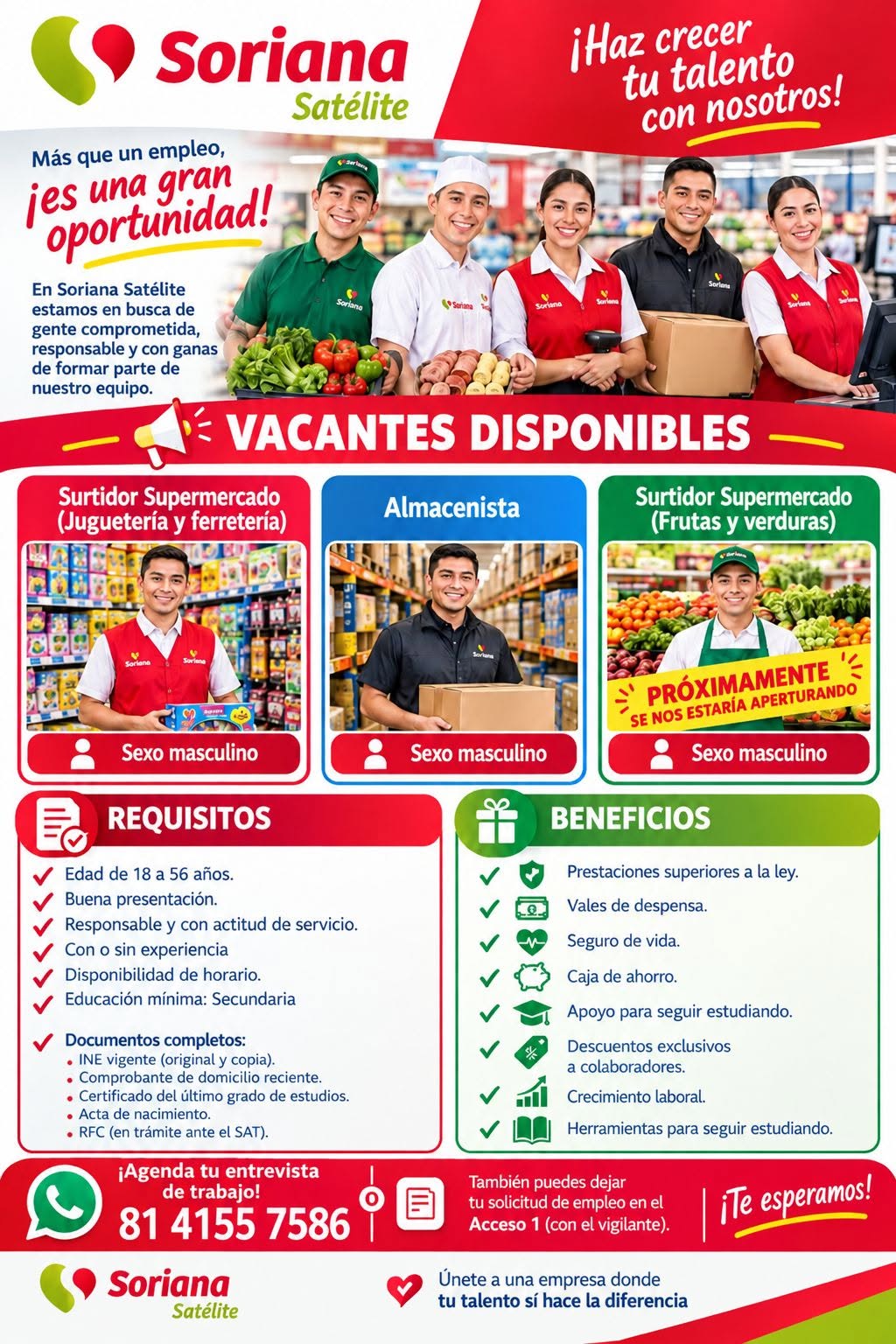 Vacante disponible