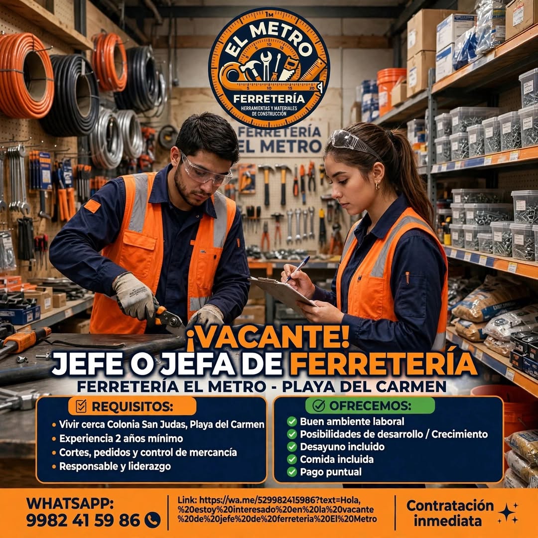 Jefe de Ferretería