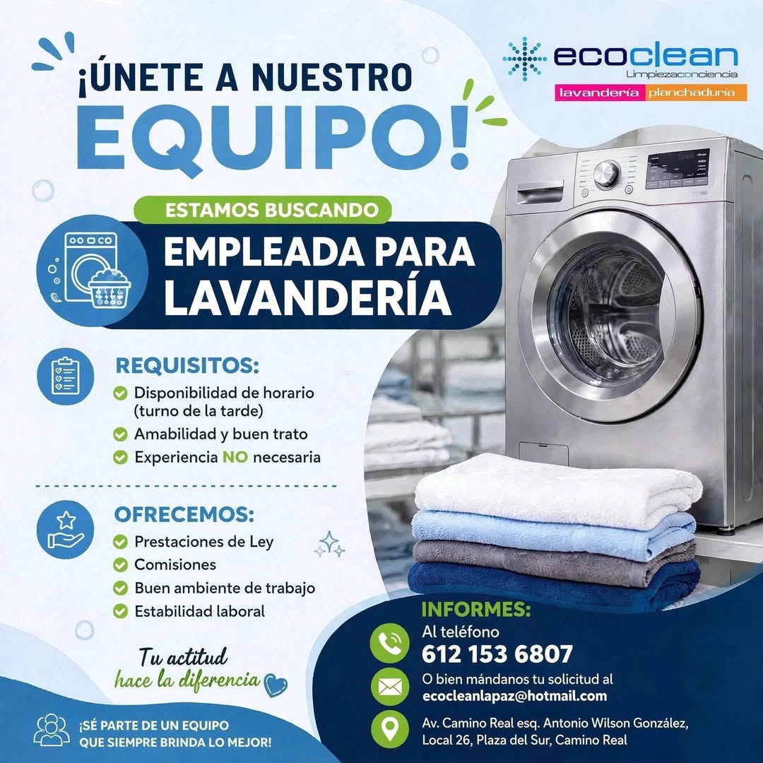 Empleada para Lavandería