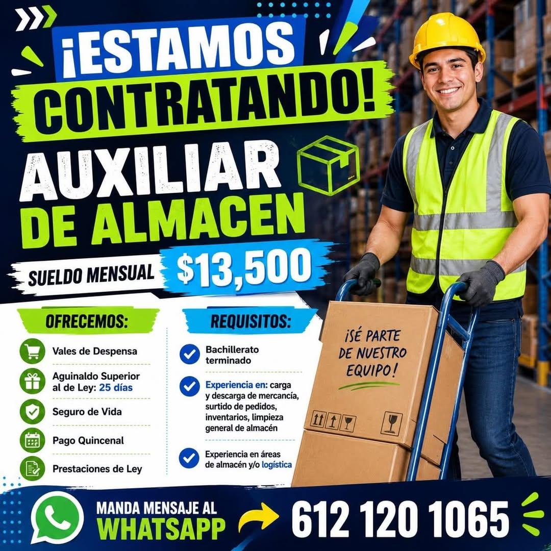 Auxiliar de Almacén