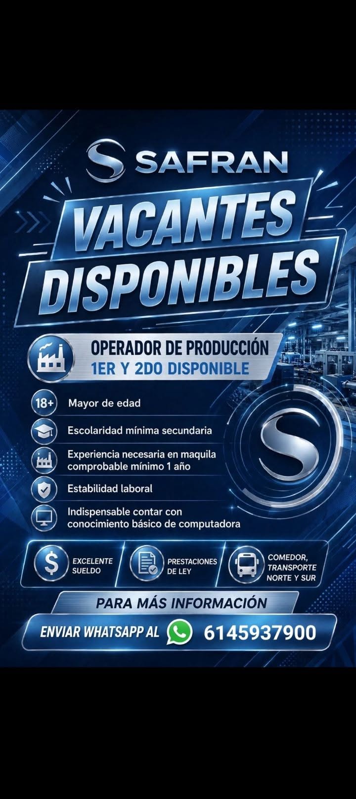 Vacante disponible