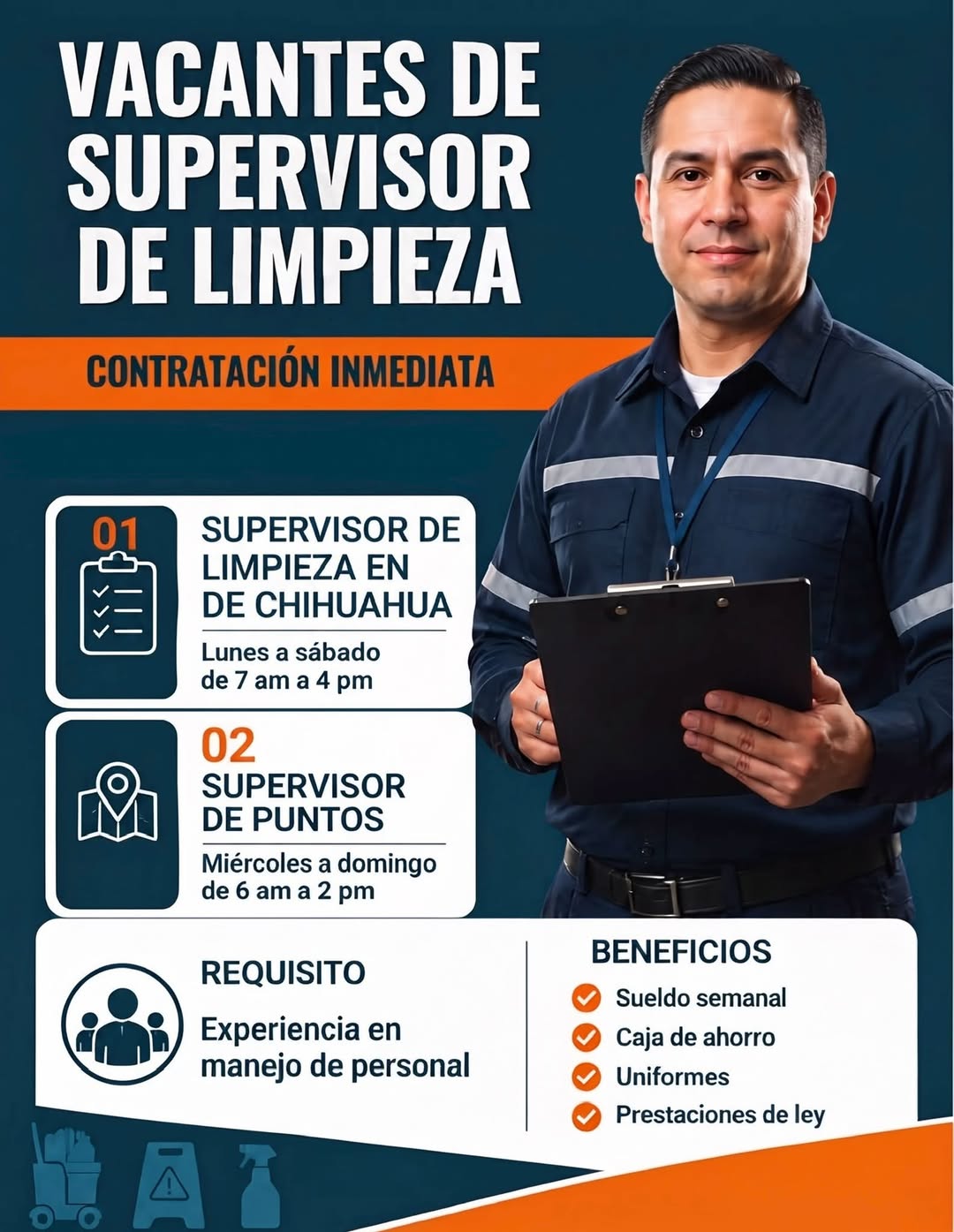 Supervisor de limpieza