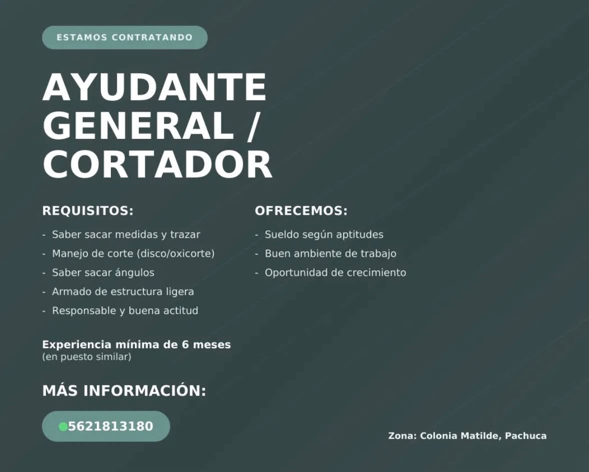 Vacante disponible