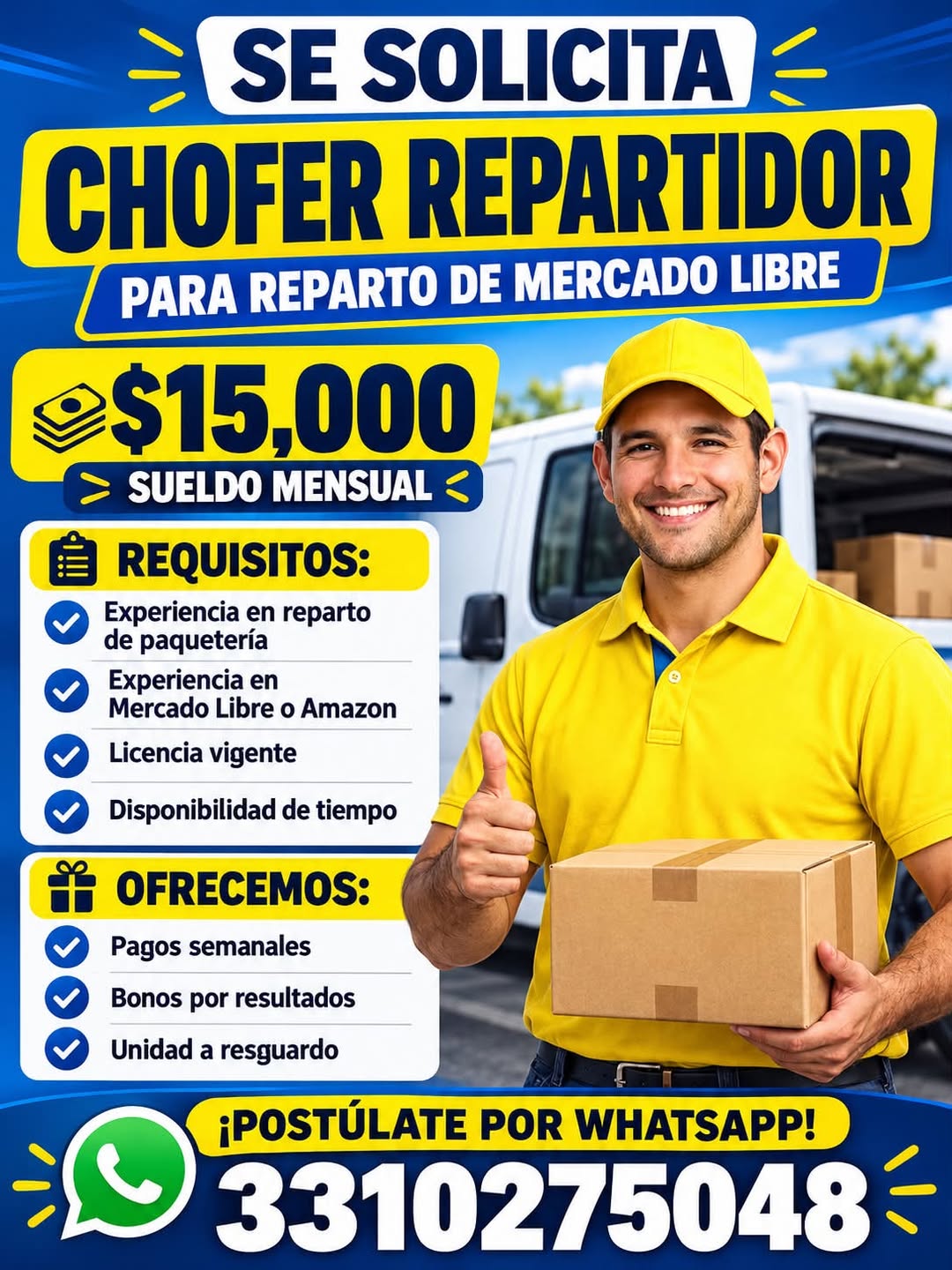 Chófer Repartidor