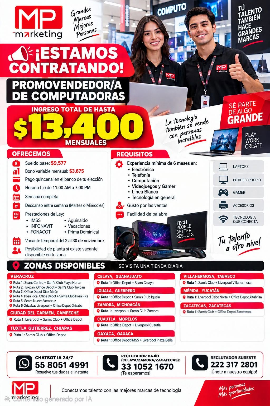Promovendedor/a de Computo
