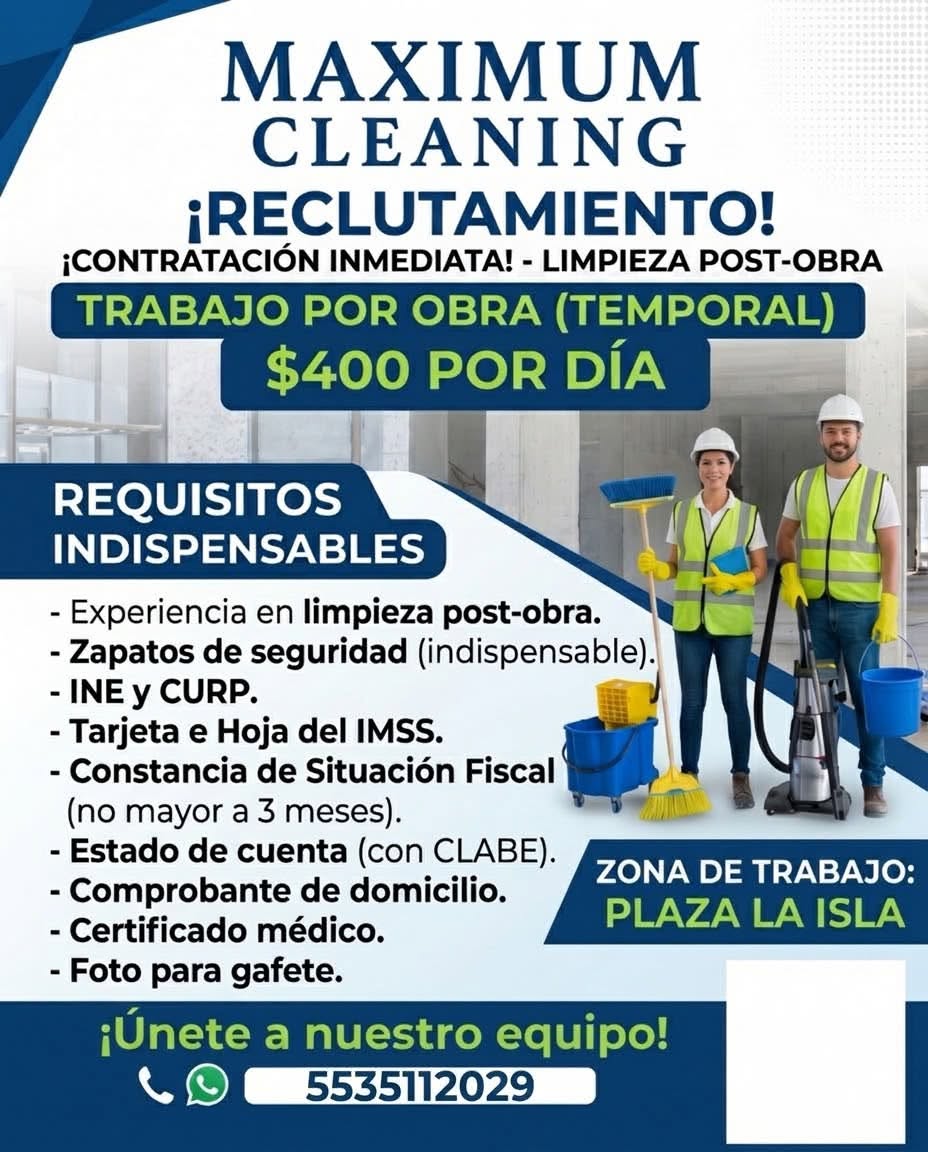 Personal de Limpieza