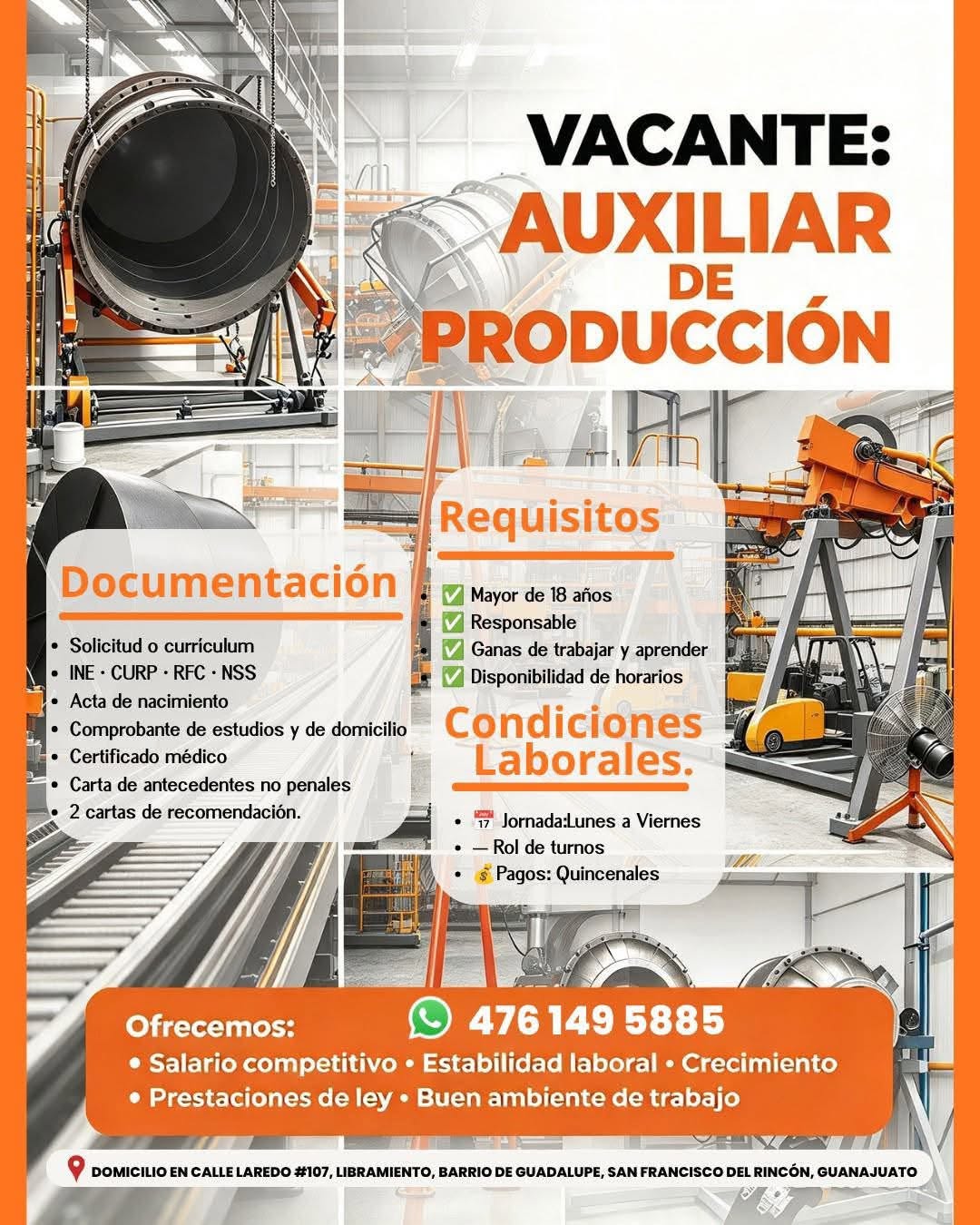 Auxiliar de Producción