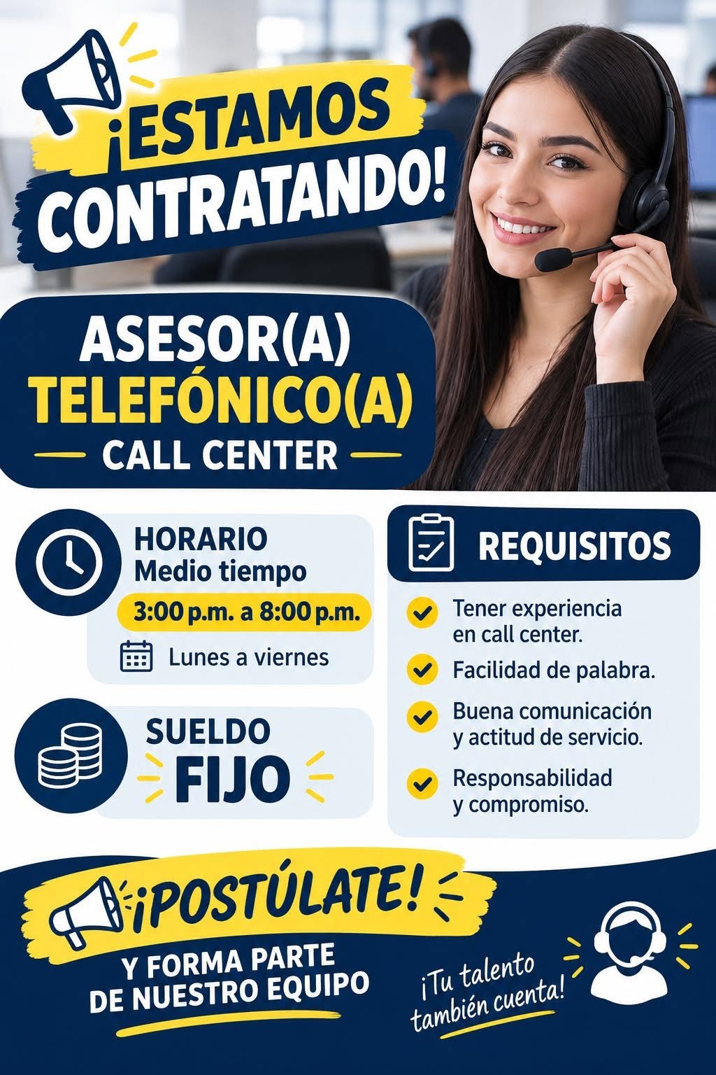Vacante disponible
