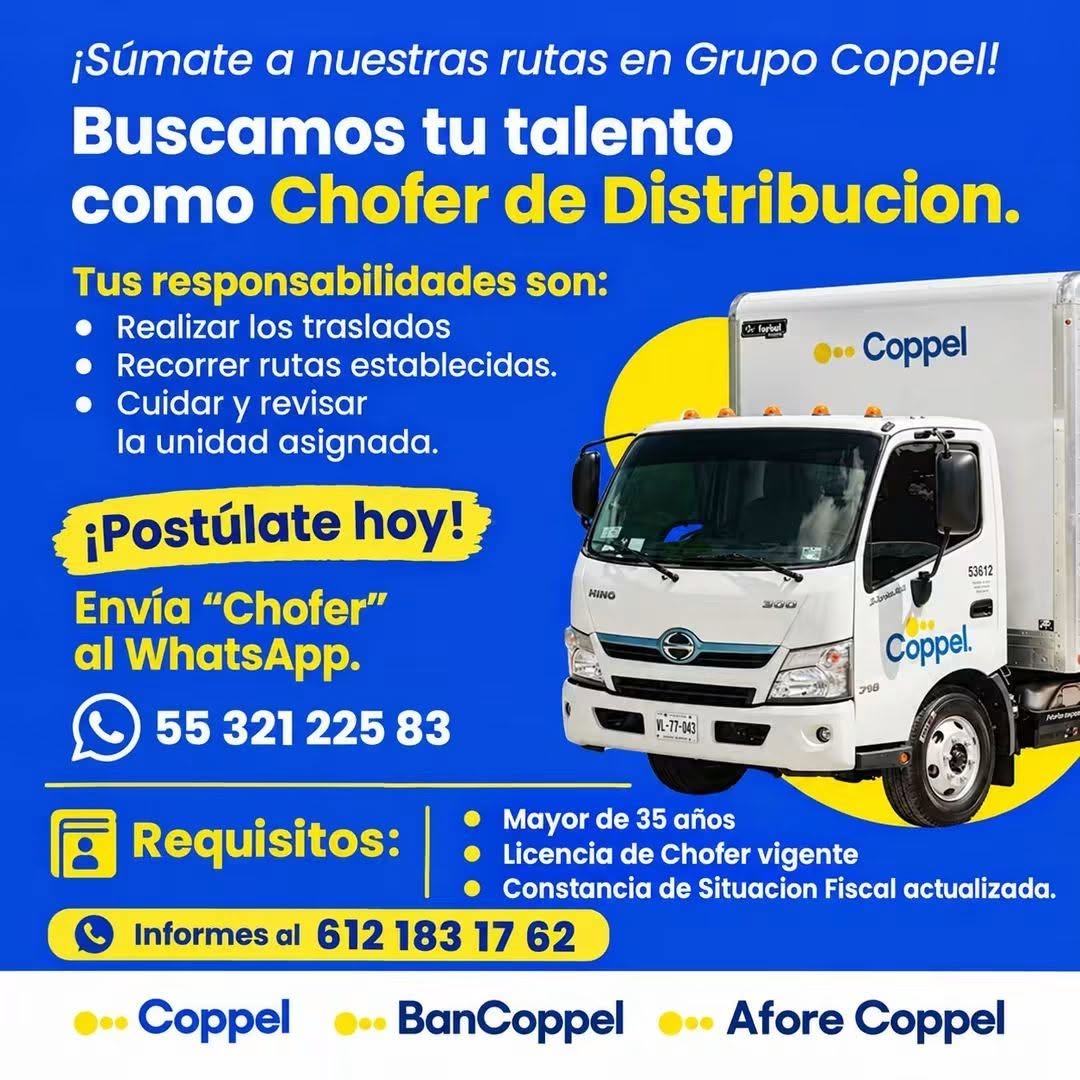 Chofer de Distribución