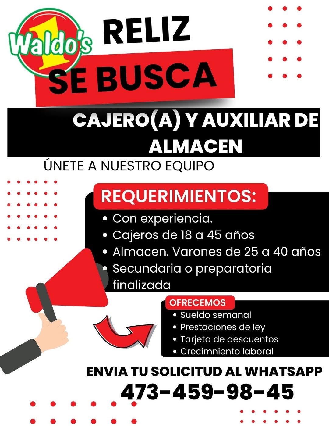Auxiliar de Almacén
