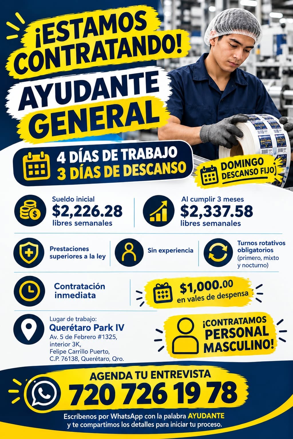 Vacante disponible