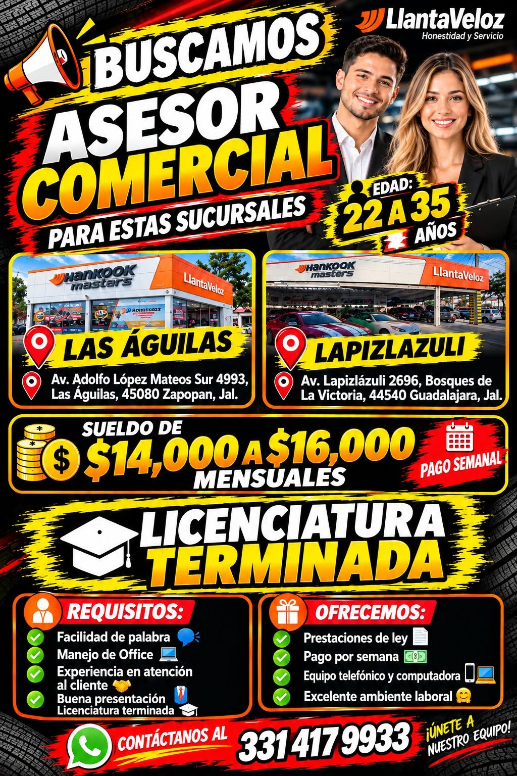 Asesor(a) Comercial