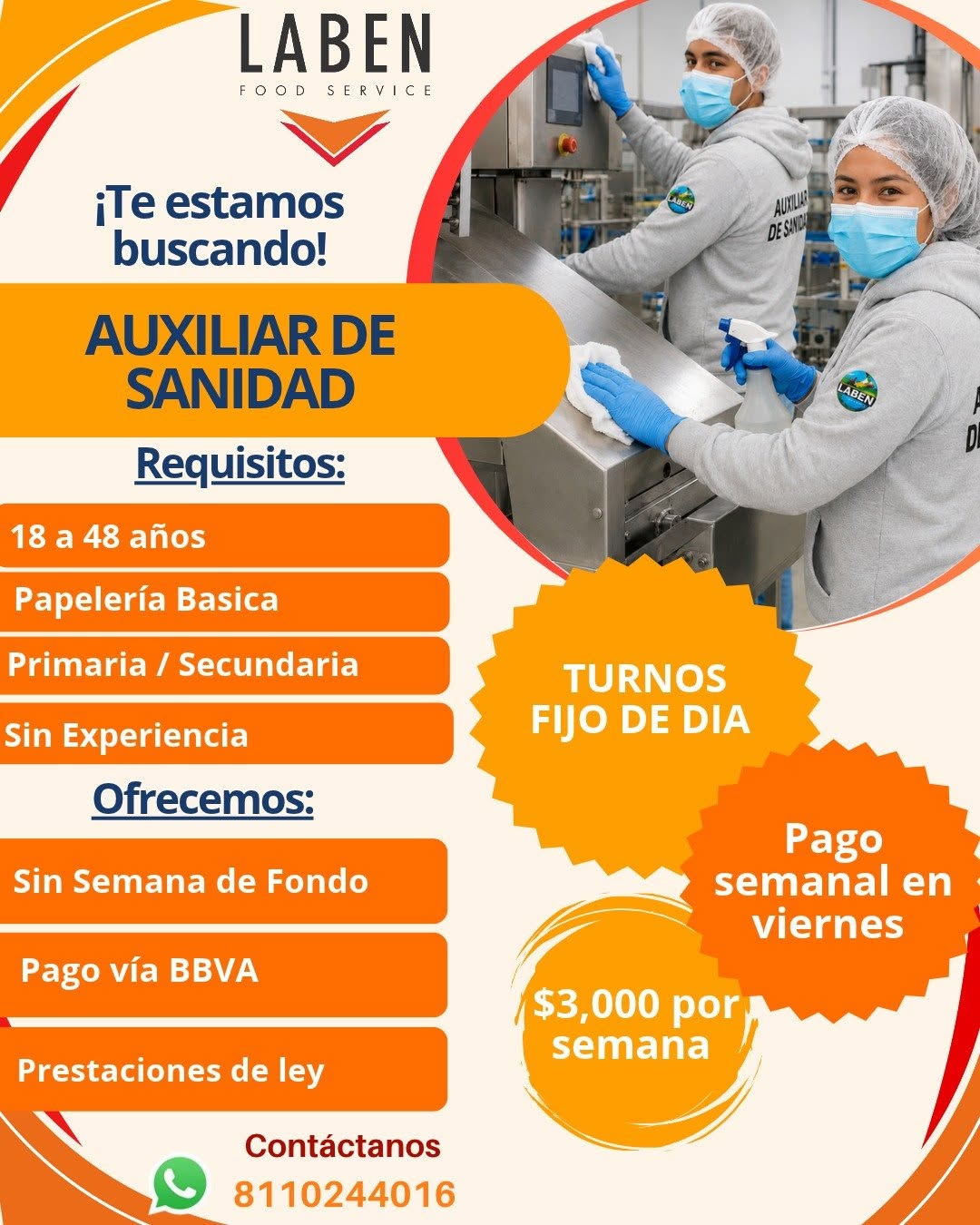 Vacante disponible