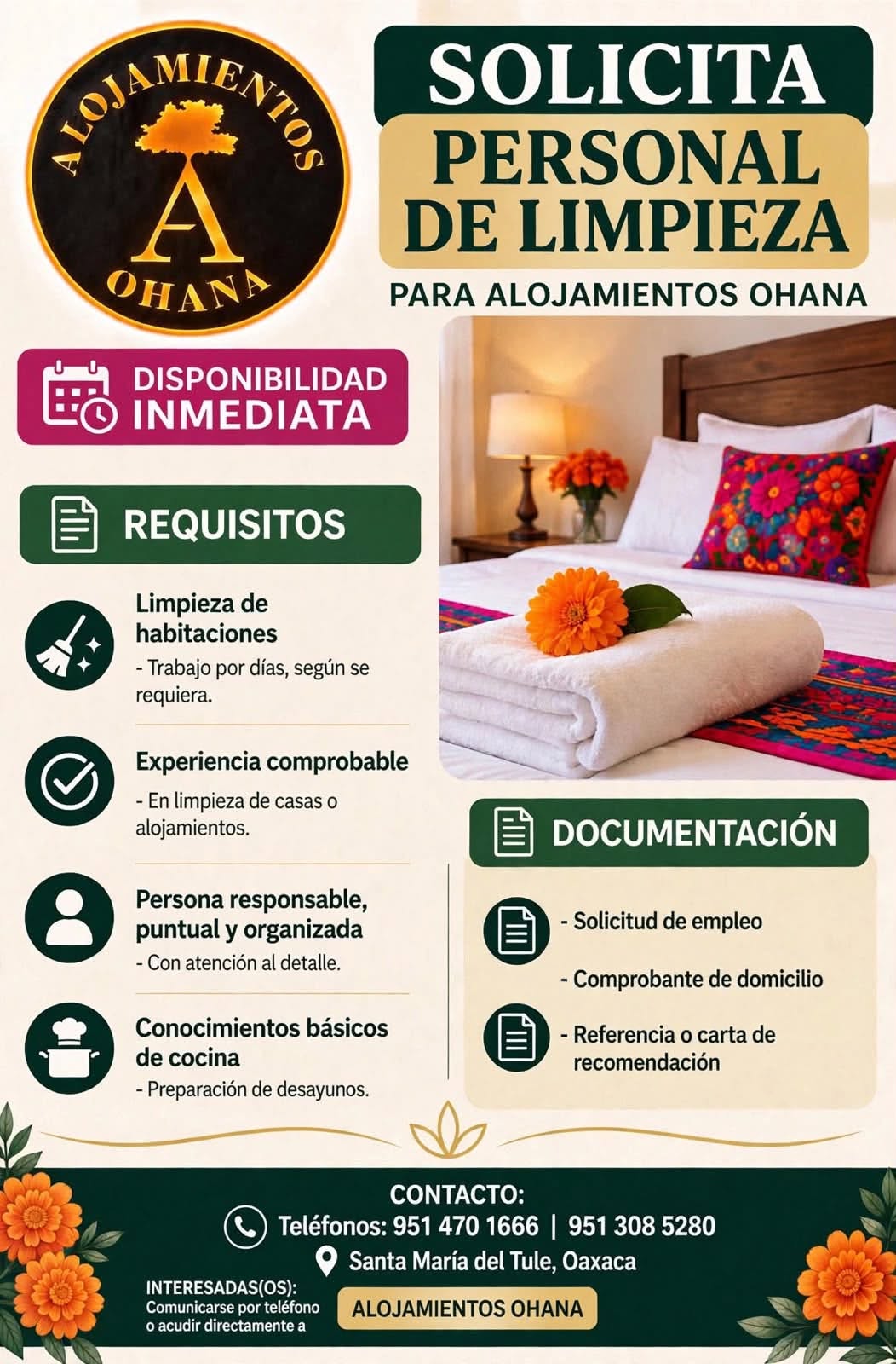 Vacante disponible